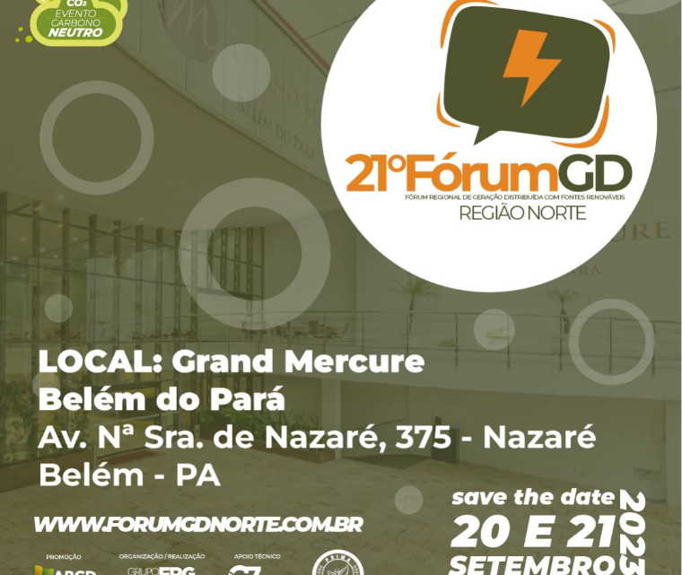 FÓRUM GD – Participe do principal evento do setor de GD com fontes renováveis na América Latina.