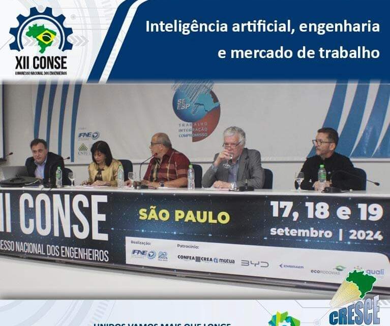 XII Congresso Nacional dos Engenheiros (Conse) – SENGE-PA esteve representado por Eugênia Paumgartten.