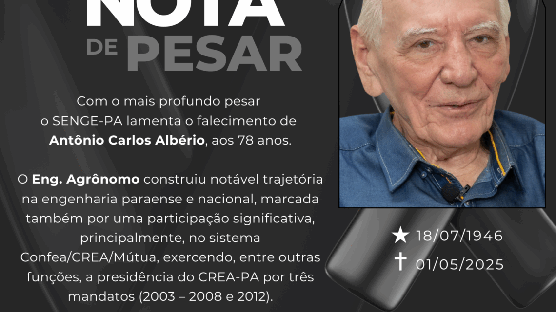 Nota de Pesar – Antônio Albério