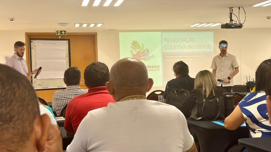 A convite do DIEESE, SENGE participa de curso de Negociação Coletiva: Oportunidade para Fortalecer a Representatividade Sindical e Impactar Positivamente a Engenharia no Pará